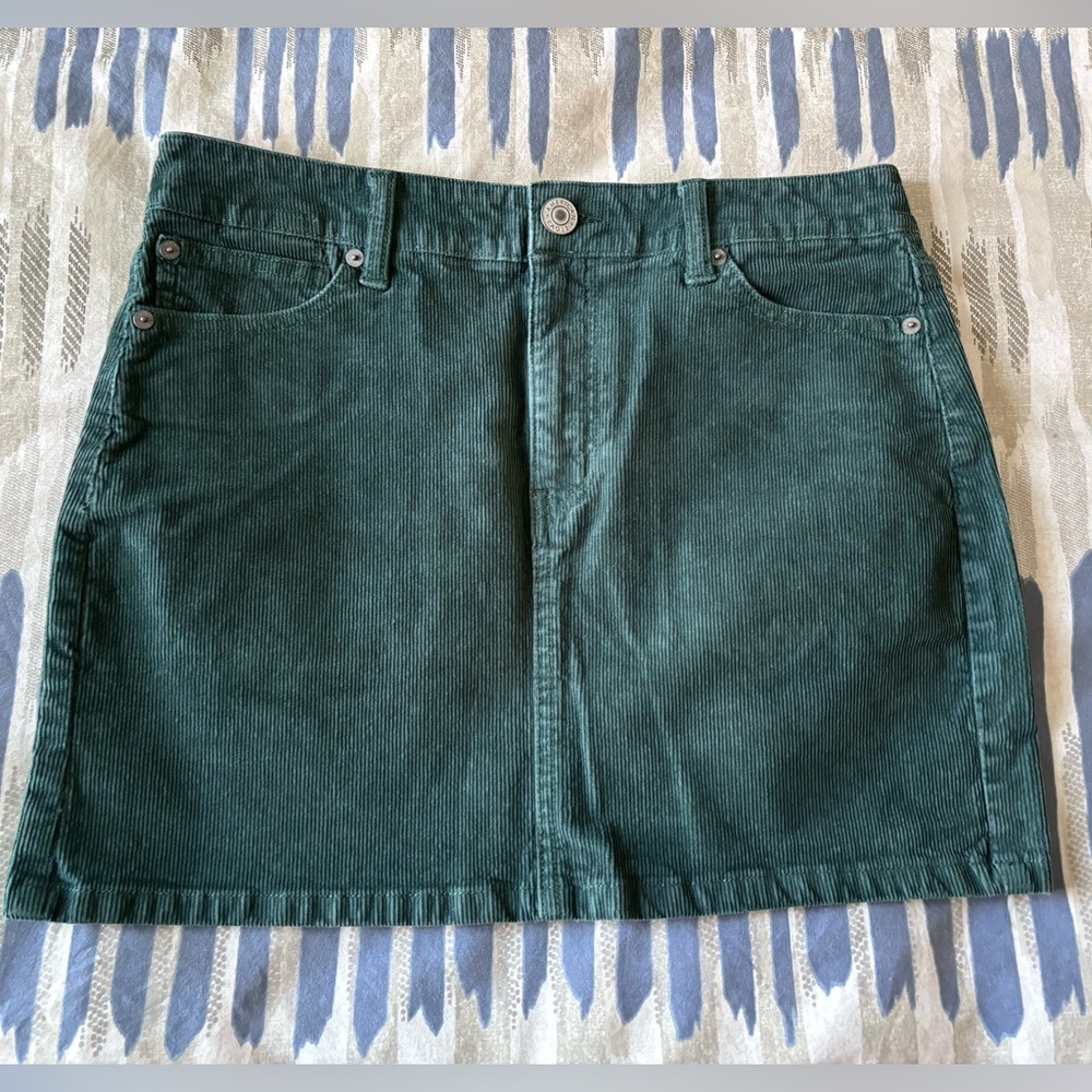 Corduroy Mini Skirt
